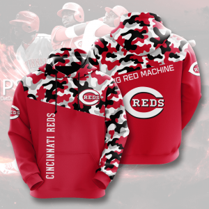 Cincinnati Reds 3D Hoodie