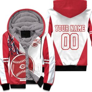 Cincinnati Reds 3D Personalized Unisex Fleece Hoodie