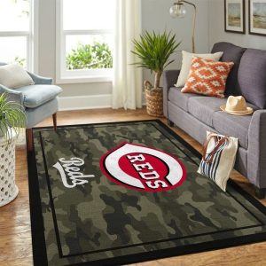 Cincinnati Reds MLB 1 Area Rug Living Room And Bed Room Rug