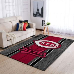 Cincinnati Reds MLB 5 Area Rug Living Room And Bed Room Rug