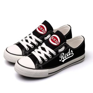 Cincinnati Reds MLB Baseball Gift For Fans Low Top Custom Canvas Shoes
