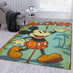 Classic Mickey Disney Area Rug Living Room And Bed Room Rug Christmas
