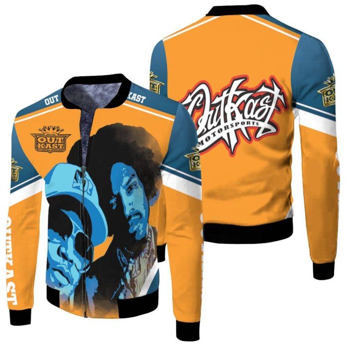 Classic Outkast Portrait Outkast Fleece Bomber Jacket