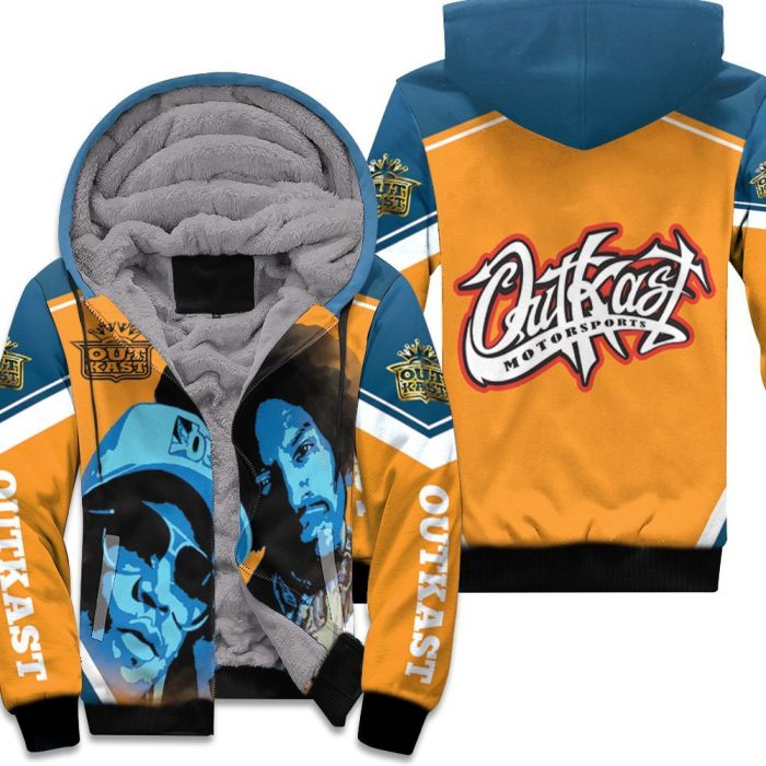 Classic Outkast Portrait Outkast Unisex Fleece Hoodie