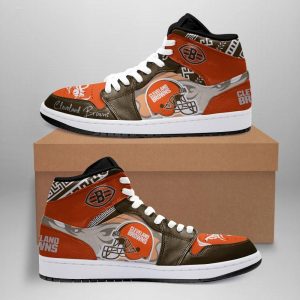 Cleveland Browns Air Jordan 1 Sport Custom Sneakers