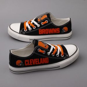 Cleveland Browns NFL Football 1 Gift For Fans Low Top Custom Canvas Shoes