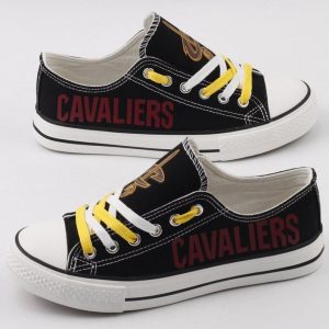 Cleveland Cavaliers NBA Basketball 2 Gift For Fans Low Top Custom Canvas Shoes