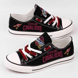 Cleveland Cavaliers NBA Basketball 3 Gift For Fans Low Top Custom Canvas Shoes