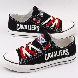 Cleveland Cavaliers NBA Basketball 4 Gift For Fans Low Top Custom Canvas Shoes