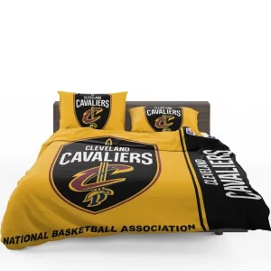 Cleveland Cavaliers NBA Basketball Bedding Set- 1 Duvet Cover & 2 Pillow Cases