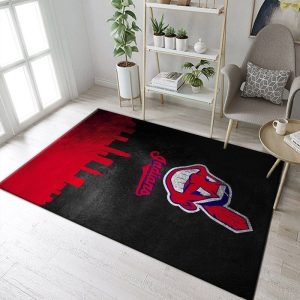 Cleveland Indians MLB 5 Area Rug Living Room And Bed Room Rug