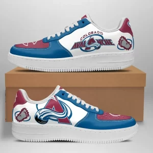 Colorado Avalanche Nike Air Force Shoes Unique Football Custom Sneakers