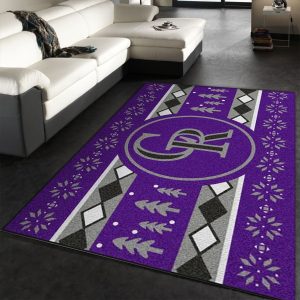 Colorado Rockies Mlb Area Rug Carpet Kitchen Rug Home Decor Floor Decor