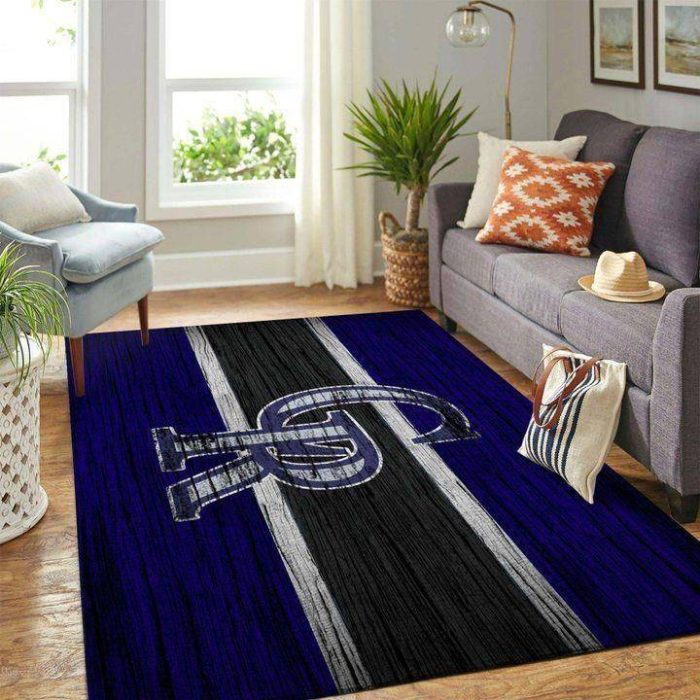 Colorado Rockies Mlb Baseball Area Rug