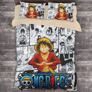 Comic One Piece #2 Duvet Cover Pillowcase Bedding Set Home Decor