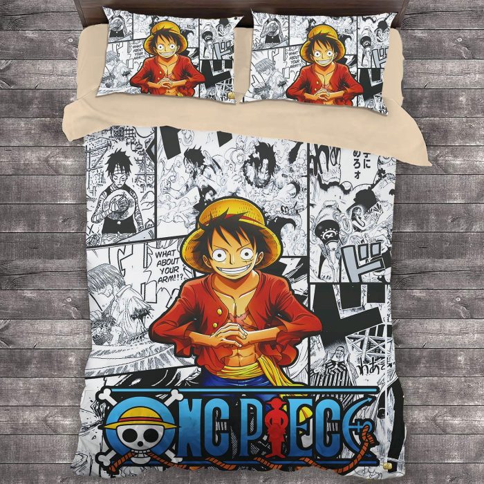 Comic One Piece #2 Duvet Cover Pillowcase Bedding Set Home Decor