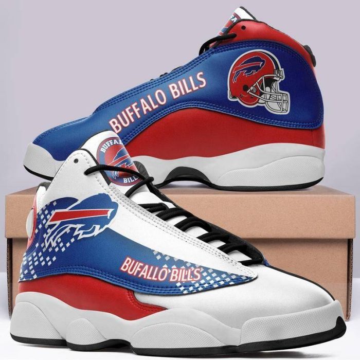 Custom Buffalo Bills Football Jordan 13 Sneakers