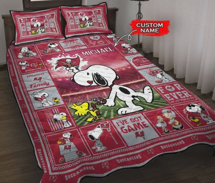 Custom Name Tampa Bay Buccaneers Bedding Set Duvet Covers