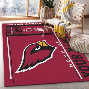 Customizable Arizona Cardinals Wincraft Personalized Nfl Team Logos Area Rug Kitchen Rug Home Decor Floor Decor