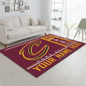 Customizable Cleveland Cavaliers Wincraft Personalized Nba Area Rug For Christmas Living Room Rug
