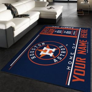 Customizable Houston Astros Wincraft Personalized Area Rug For Christmas Kitchen Rug
