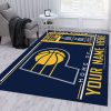 Customizable Indiana Pacers Wincraft Personalized Nba Area Rug For Christmas Living Room Rug