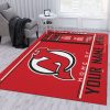 Customizable New Jersey Devils Wincraft Personalized Nhl Rug Bedroom Rug Halloween Gift