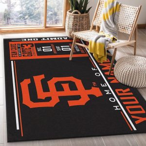 Customizable San Francisco Giants Wincraft Personalized Area Rug Kitchen Rug