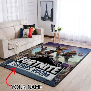 Customized Name Fortnite Area Rug Game Rug Floor Decor