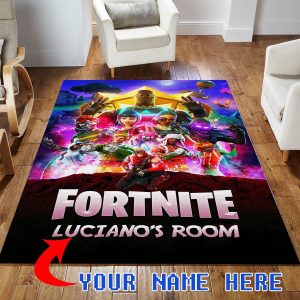 Customized Name Fortnite Infinity Wars Rug Bedroom Rug Us Decor