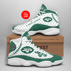 Customized Name New York Jets Jordan 13 Personalized Shoes