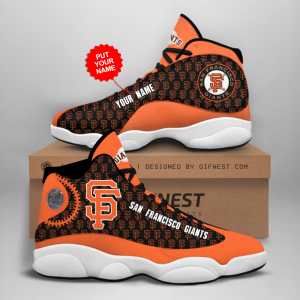 Customized Name San Francisco Giants Jordan 13 Personalized Shoes