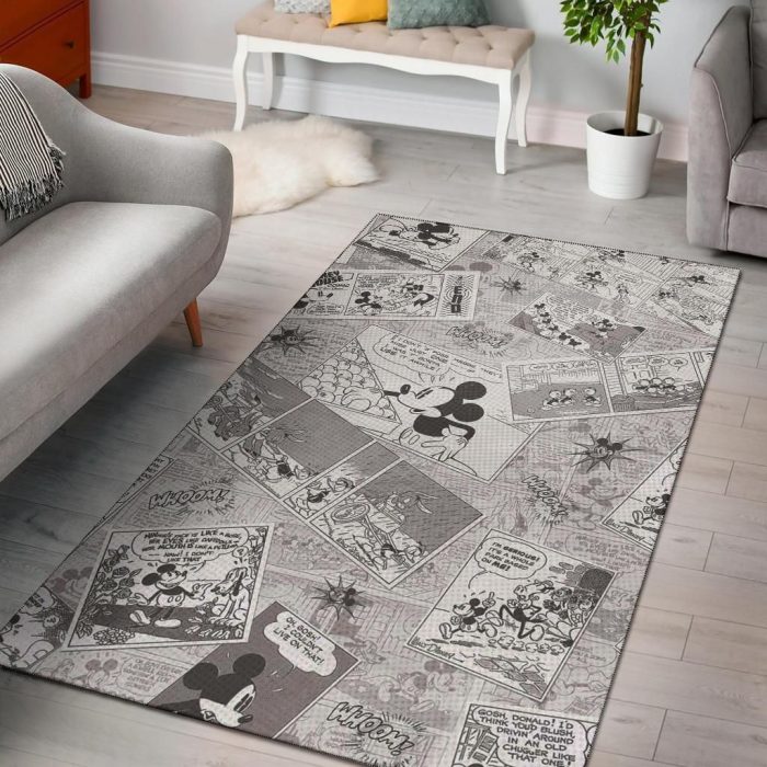 Cute Mickey Mouse Area Rug Carpet