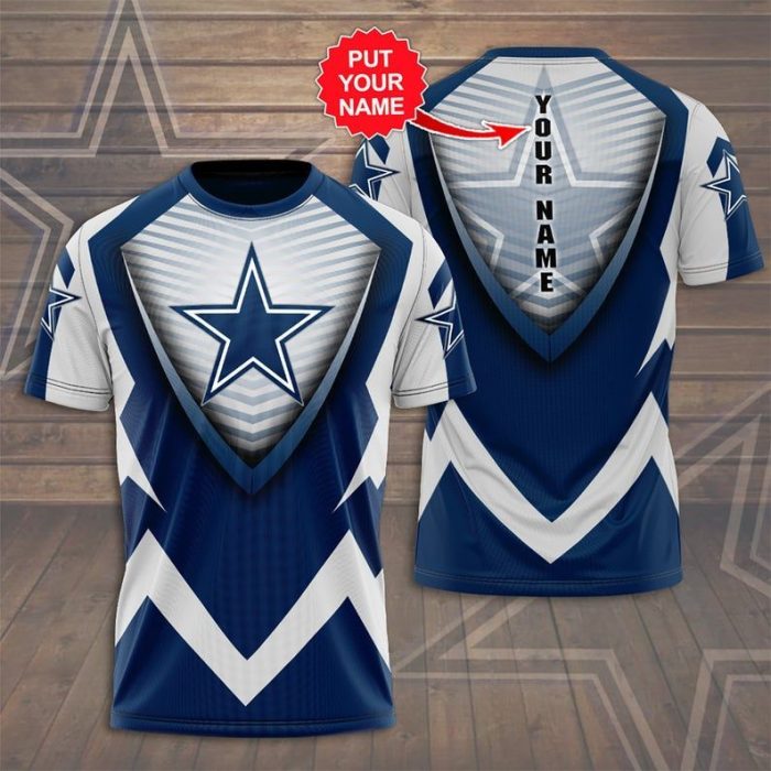 Dallas Cowboys 10 Gift For Fan Personalized 3D T Shirt Sweater Zip Hoodie Bomber Jacket