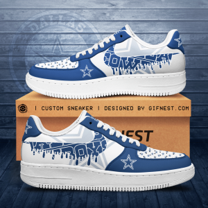 Dallas Cowboys Air Force Sneaker Custom For Fan