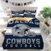 Dallas Cowboys Football Logo Helmet Bedding Set