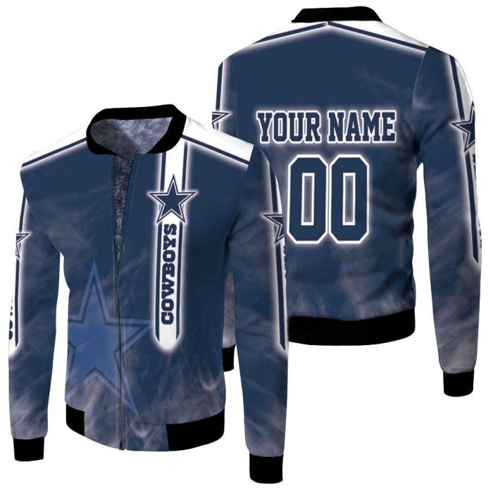 Dallas Cowboys For Cowboys Lover 3D Personalized Fleece Bomber Jacket