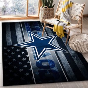 Dallas Cowboys NFL 17 Area Rug Living Room And Bed Room Rug