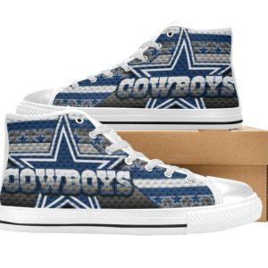 Dallas Cowboys NFL Football 14 Custom Canvas High Top Shoes