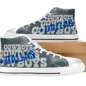Dallas Cowboys NFL Football 15 Custom Canvas High Top Shoes