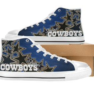 Dallas Cowboys NFL Football 16 Custom Canvas High Top Shoes