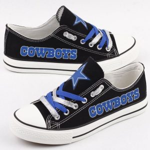 Dallas Cowboys NFL Football 2 Gift For Fans Low Top Custom Canvas Shoes