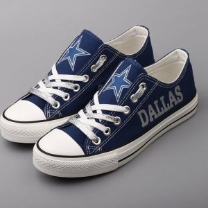Dallas Cowboys NFL Football 5 Gift For Fans Low Top Custom Canvas Shoes