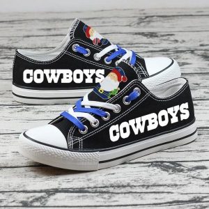Dallas Cowboys NFL Football Christmas Gift For Fans Low Top Custom Canvas Shoes