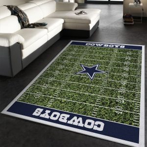 Dallas Cowboys Nfl Football Rug Room Carpet Sport Custom Area Floor Home Decor