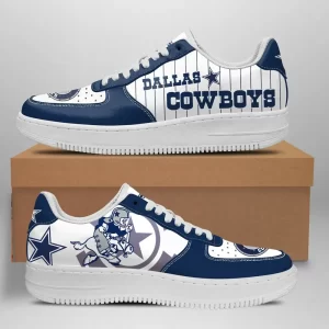 Dallas Cowboys Nike Air Force Shoes Unique Football Custom Sneakers