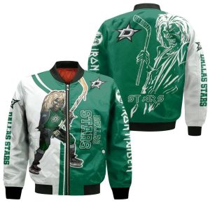Dallas Stars And Zombie For Fans Bomber Jacket