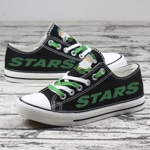 Dallas Stars NHL Hockey 3 Gift For Fans Low Top Custom Canvas Shoes