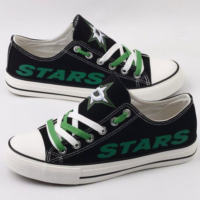 Dallas Stars NHL Hockey 7 Gift For Fans Low Top Custom Canvas Shoes