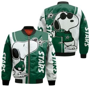 Dallas Stars Snoopy Lover 3D Printed Bomber Jacket